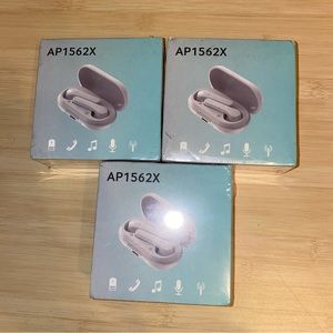 3 pairs wireless new headphones earbuds stocking gifts holiday